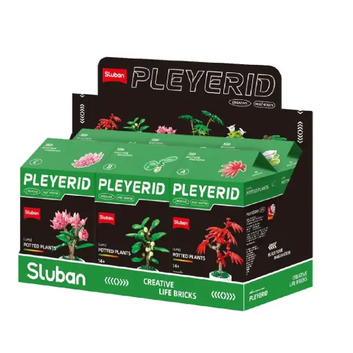 [DNA0015508] Sluban Pleyerid Potted Plants- C