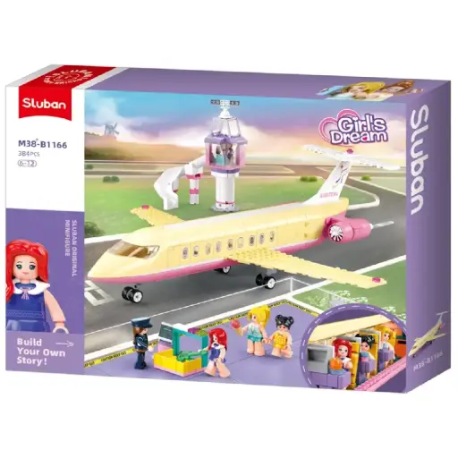 [DNA0015562] Sluban Girls Dream Plane 384 Pcs