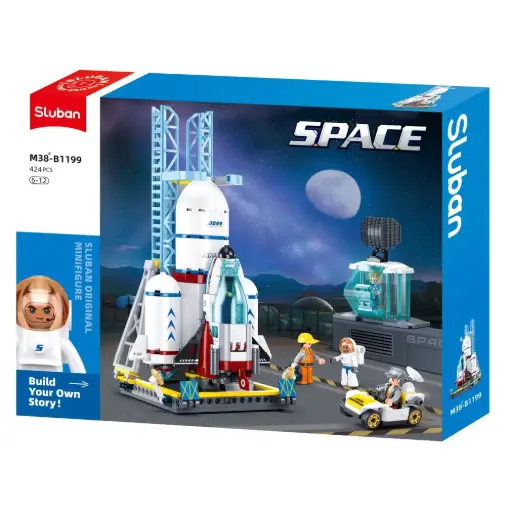 [DNA0015590] Sluban Space Dream Launch Center 424 Pcs