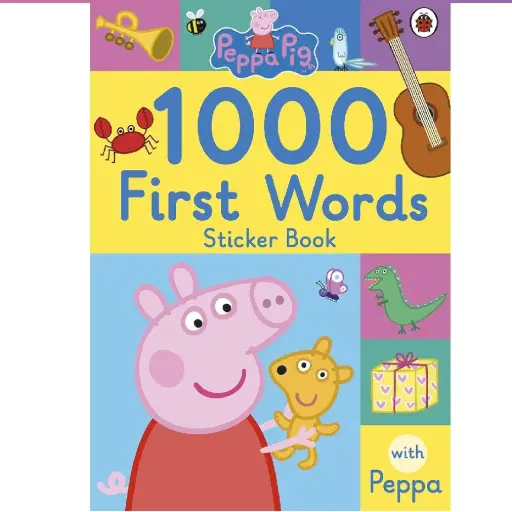 [DNA0015625] Peppa Pig: 1000 First Words Sticker Book