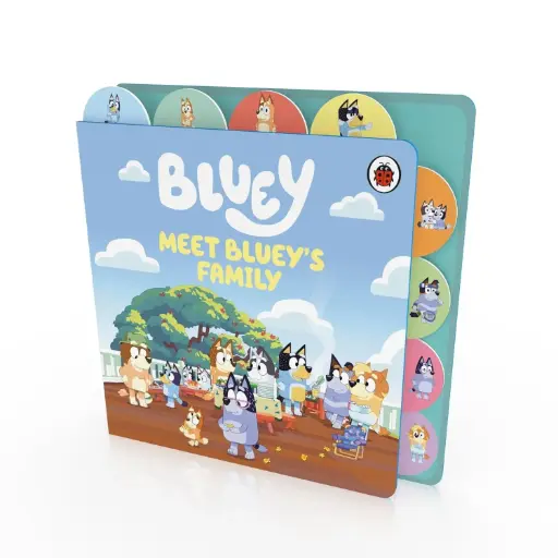 [DNA0015762] Bluey: Meet Bluey'S Family: Tabbed Board Book