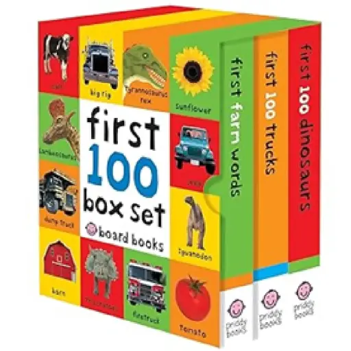 [DNA0015952] First 100 Box Set: Farm, Dino, Trucks