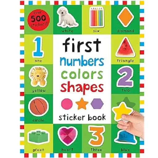 [DNA0015955] First 100 Stickers: First Numbers, Colors, Shapes