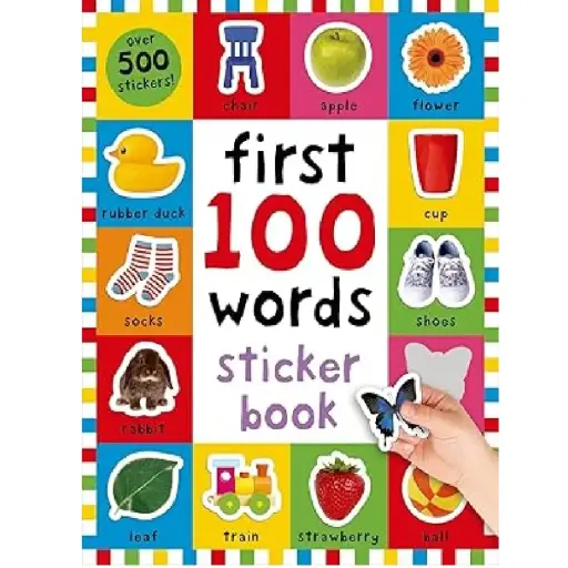 [DNA0015957] First 100 Words Sticker Book Play And Learn