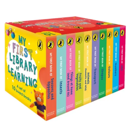 [DNA0016227] My First Library Of Learning: Box Set, Complete Collection Of 10 Early Learning Board Books For Supe