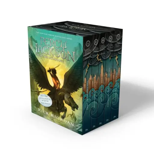 [DNA0016303] Percy Jackson And The Olympians 5 Book Paperback Boxed Set W/Poster