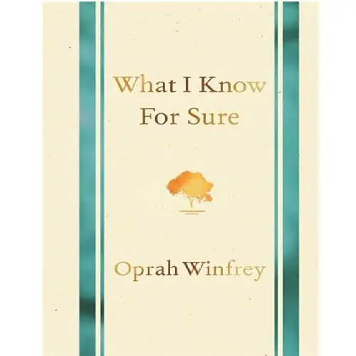 [DNA0016759] What I Know For Sure