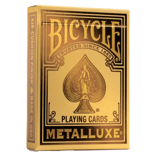 [DNA0020040] Playing Cards: Bicycle - Metalluxe Gold