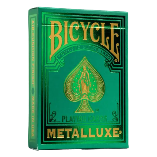 [DNA0020042] Playing Cards: Bicycle - Metalluxe Green