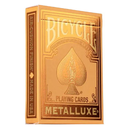 [DNA0020044] Playing Cards: Bicycle - Metalluxe Orange