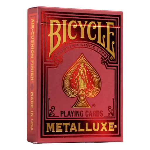 [DNA0020046] Playing Cards: Bicycle - Metalluxe Red