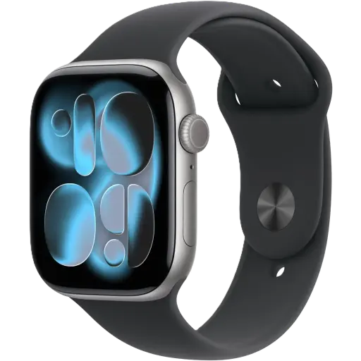 [DNA0020498] APPLE WATCH S 11 46 MM SPACE GRAY AI BLACK SB M/ L