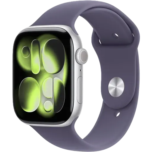 [DNA0020500] APPLE WATCH S 11 46 MM SILVER AI PUR FOG SB S/M