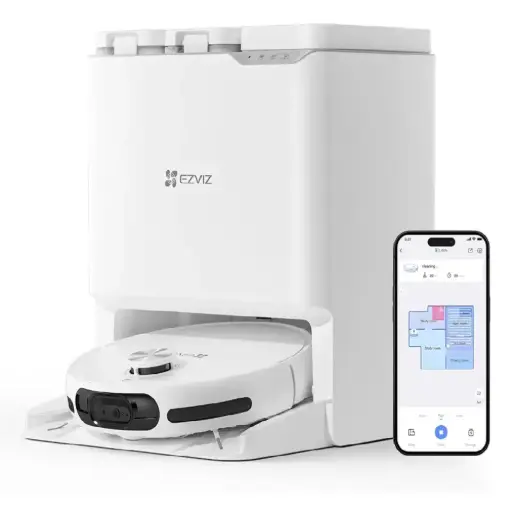 [DNA0023858] مكنسة روبوتية من EZVIZ RS20 Pro تجمع بين الكنس والمسح