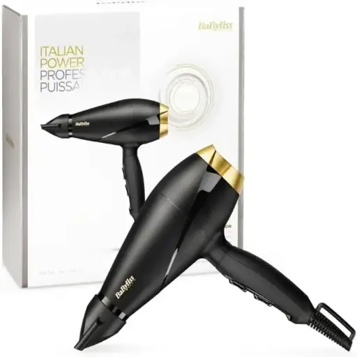 [DNA0025528] BABYLISS HAIR DRYER2 HEAT. SPEED SETTINGS 2000 WATT Black
