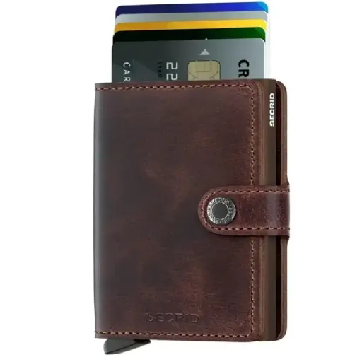 [DNA0025664] Secrid Miniwallet Vintage MV-Chocolate