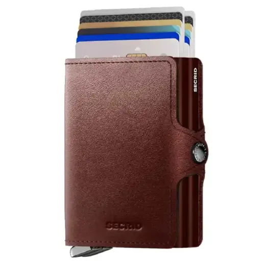 [DNA0025708] Secrid Twinwallet Dusk TDu-Dark Brown+