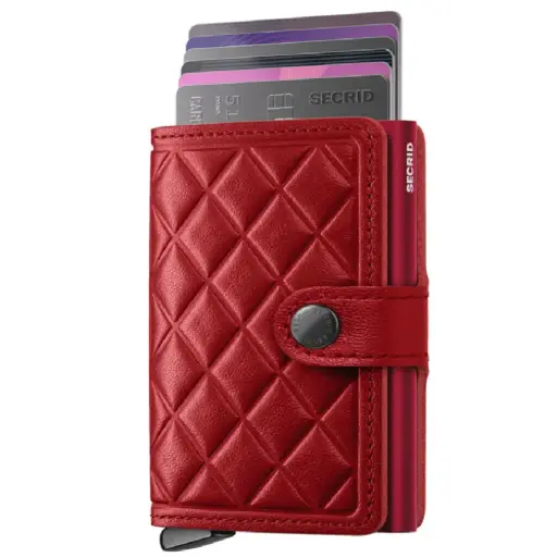 [DNA0025713] Secrid Miniwallet Emboss Diamond MEd-Red