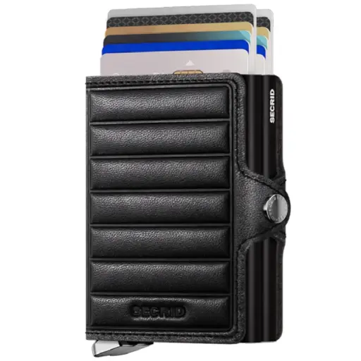 [DNA0025720] Secrid Twinwallet Emboss Lines
TEl-Black+
