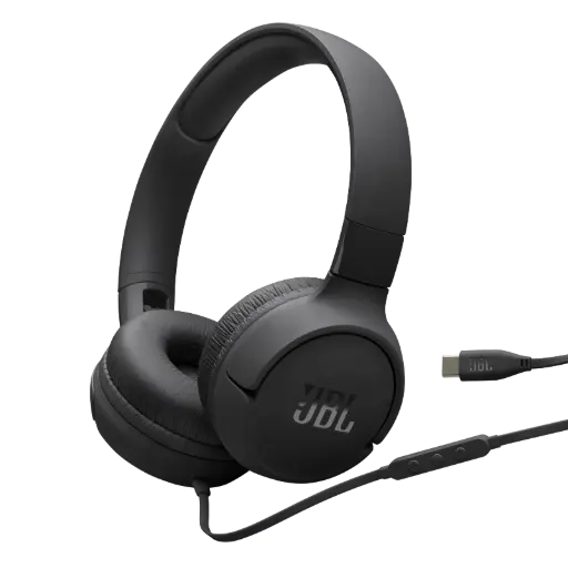 [DNA0025772] سماعات رأس سلكية فوق الأذن JBL Tune 520C – أسود