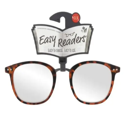 [DNA0026286] IF Company Easy Readers – Metal Bridge Tortoiseshell +1.5