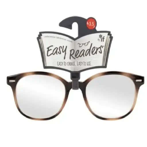 [DNA0026288] IF Company Easy Readers – Round Beige / Brown +1.5