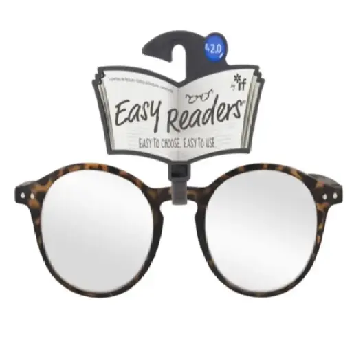 [DNA0026298] IF Company Easy Readers – Round Tortoiseshell +2.0