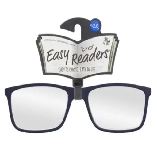 [DNA0026326] شركة IF – نظارات قراءة Easy Readers – Sporty أزرق/شفاف +2.0