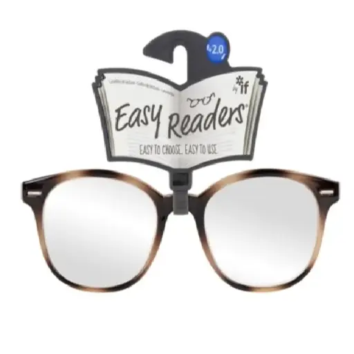 [DNA0026341] IF Company Easy Readers – Round Beige / Brown +2.0