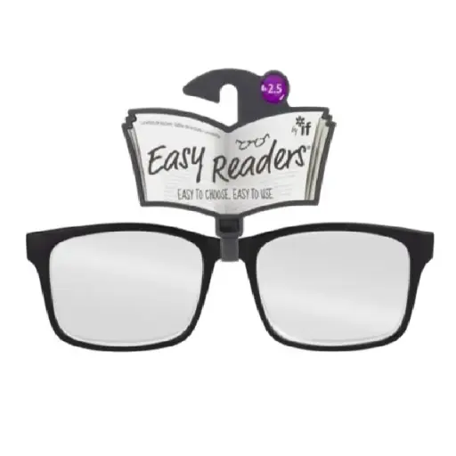 [DNA0026342] شركة IF – نظارات قراءة Easy Readers – Dayfarer أسود +2.5