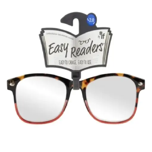 [DNA0026353] IF Company Easy Readers – Duo Tortoiseshell/Red +2.0
