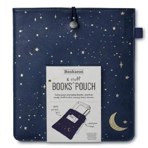[DNA0026363] IF Company Bookaroo Books & Stuff Pouch -Moon & Stars