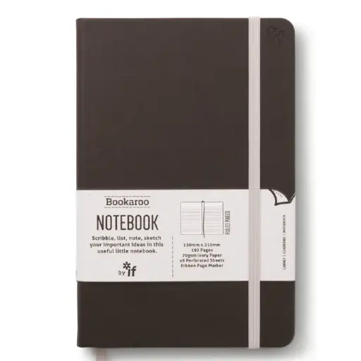 [DNA0026461] شركة IF – دفتر ملاحظات Bookaroo Journal – أسود