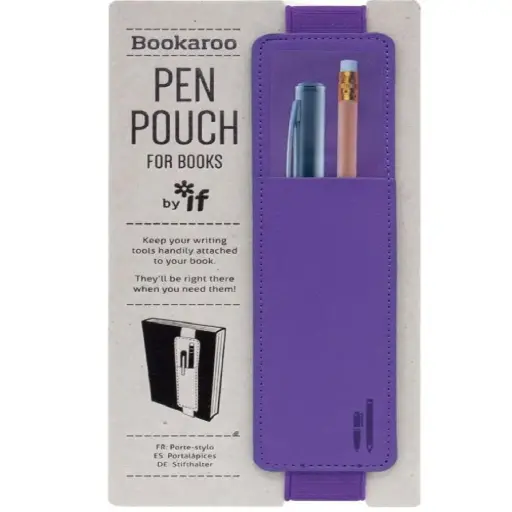 [DNA0026492] IF Company Bookaroo Pen Pouch -Aubergine