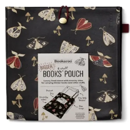 [DNA0026522] IF Company Bookaroo Books & Stuff Pouch -Moths