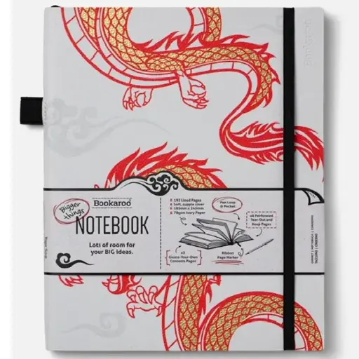 [DNA0026536] IF Company Bookaroo Bigger Things Notebook - Warrior Dragon