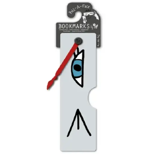 [DNA0026623] شركة IF – فواصل كتب Pull-a-Face بتصميم "غمزة"