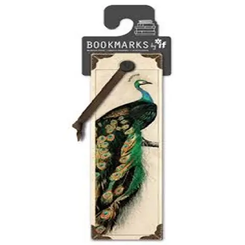 [DNA0026670] IF Company Vintage Bookmarks -Peacock