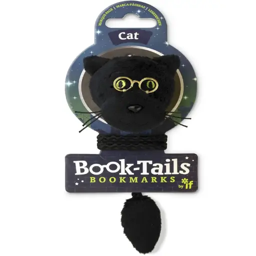 [DNA0026674] IF Company BookTails Bookmark -Black Cat