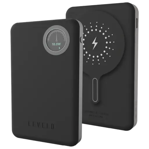 [DNA0026772] Levelo Įeather  MagSafe Power  Bank  10000mAh  -  Dusk  Black