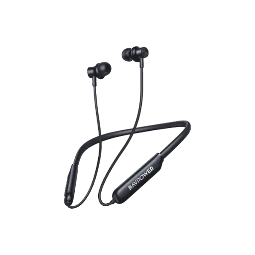 [DNA0026798] RAVpower BH1008 Magnetic Wireless In-Ear Neckband 40Hrs - Black