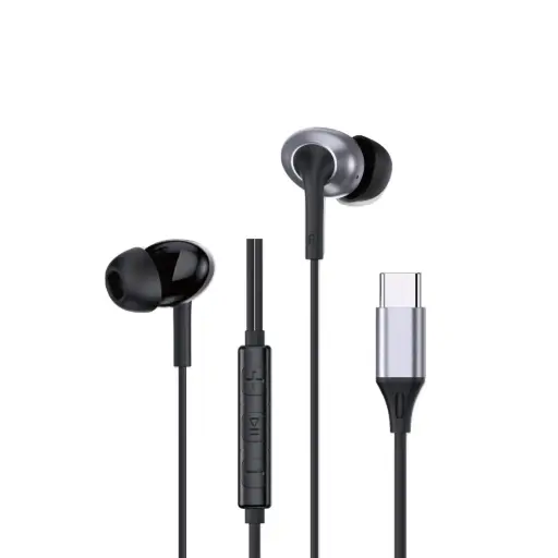 [DNA0026860] Wiwu EB318 Type-C Earbuds Black