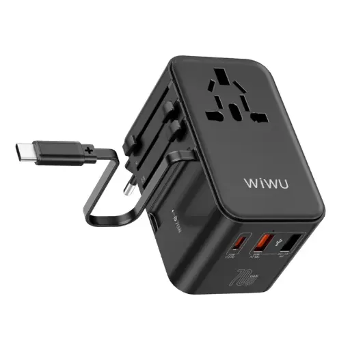 [DNA0026890] Wiwu Wi-UA004 70W GaN Universal Travel Adapter