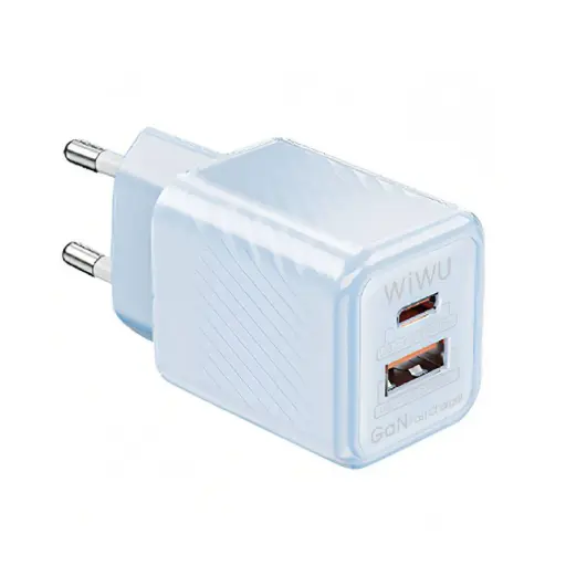 [DNA0026895] Wiwu Wi-U015 35W QC+PD GaN Fast Charger