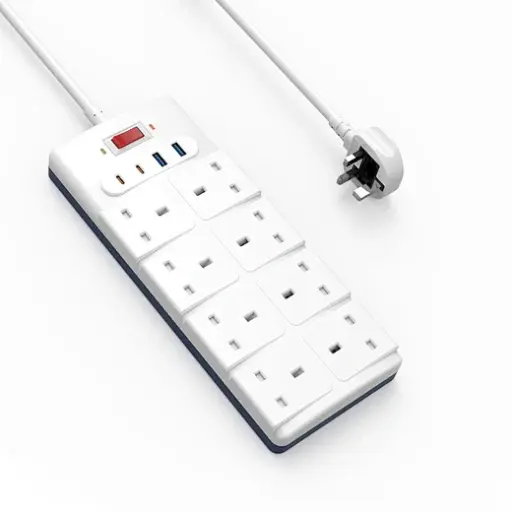 [DNA0026897] Wiwu Wi-S009 20W GaN 12 in 1 Desktop Power Strip 2m Cable