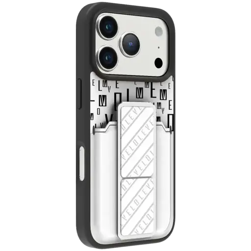 [DNA0027006] Levelo Morphix Gripstand Case With Cardholder iPhone 17 Pro WHT