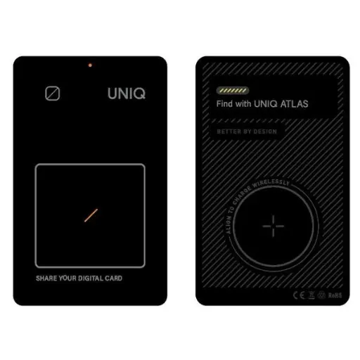 [DNA0027040] UNIQ ATLAS NFC-ENABLED CARD TRACKER - GRAPHITE (GRAPHITE)