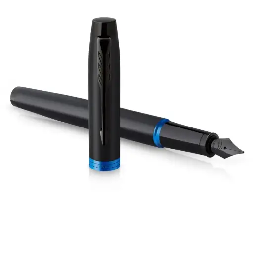 [DNA0027160] Parker IM Black Fountain Pen with Blue Floating Ring 2172859