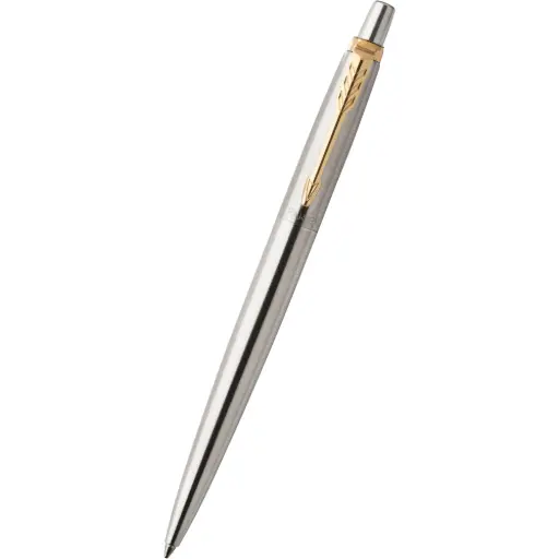 [DNA0027182] Parker Jotter Standard Ballpoint Pen Silver with Gold Clip 1953182