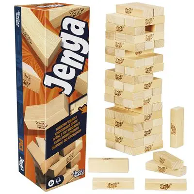 [DNA0027342] Hasbro Jenga Wooden Game Blocks